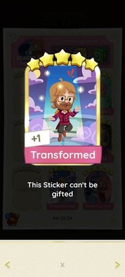 MONOGO 5*GOLD BLITZ WITH THE NAME OF TRANSFORMED WITH SUPERFAST SENDING 