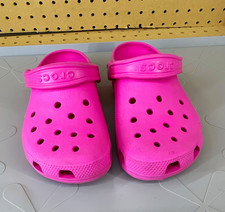 Crocs Classic Clog Unisex Kids SZ M4/W6 Pink Slip-On Sandal