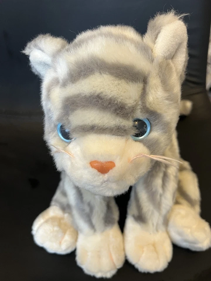 VGC Retired Ty Beanie Buddies Plush Silver the Grey Cat Immaculate Condition - Image 2 of 4