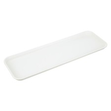Carlisle 269FMT301 25 1/2 in x 8 3/4 in White Fiberglass Market Tray