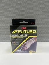 Futuro Adjustable Hand Wrist Compression Glove Mild Support Small-Medium Size