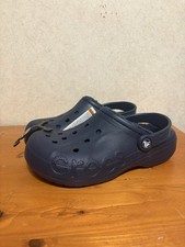 CROCS Womens Dark Blue Baya Lined Clogs with Fleece Size 7 New with Tags