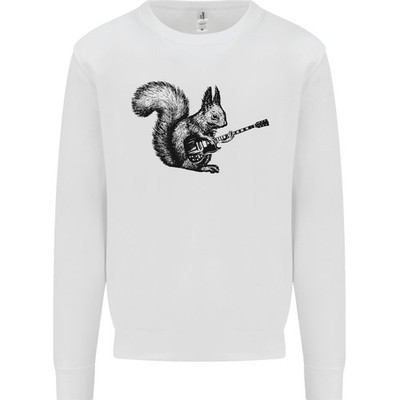 Ein Eichhörnchen Spielen Der Gitarre Kinder Sweatshirt Pullover