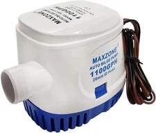 Automatic Submersible Boat Bilge Water Pump 12v 1100gph Auto with Float Blue 