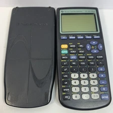 Texas Instruments TI-83 Plus Graphing Calculator New Batteries Tested w Cover