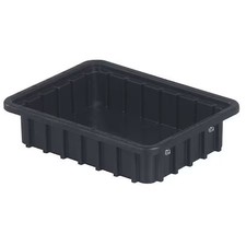 Lewisbins Dc1025 Xl Polypropylene, Divider Box, Black, 10 3/4 In L, 2 1/2 In H