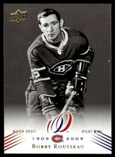 2008-09 Upper Deck Montreal Canadiens Centennial Bobby Rousseau #132
