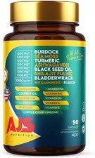 Sea Moss 3200mg & Shilajit 1000mg - w/ Black Seed Oil & Ashwagandha- Immune 90ct