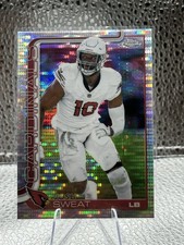 2025 Topps Chrome Josh Sweat Pulsar Refractor #10 Arizona Cardinals NFL Football