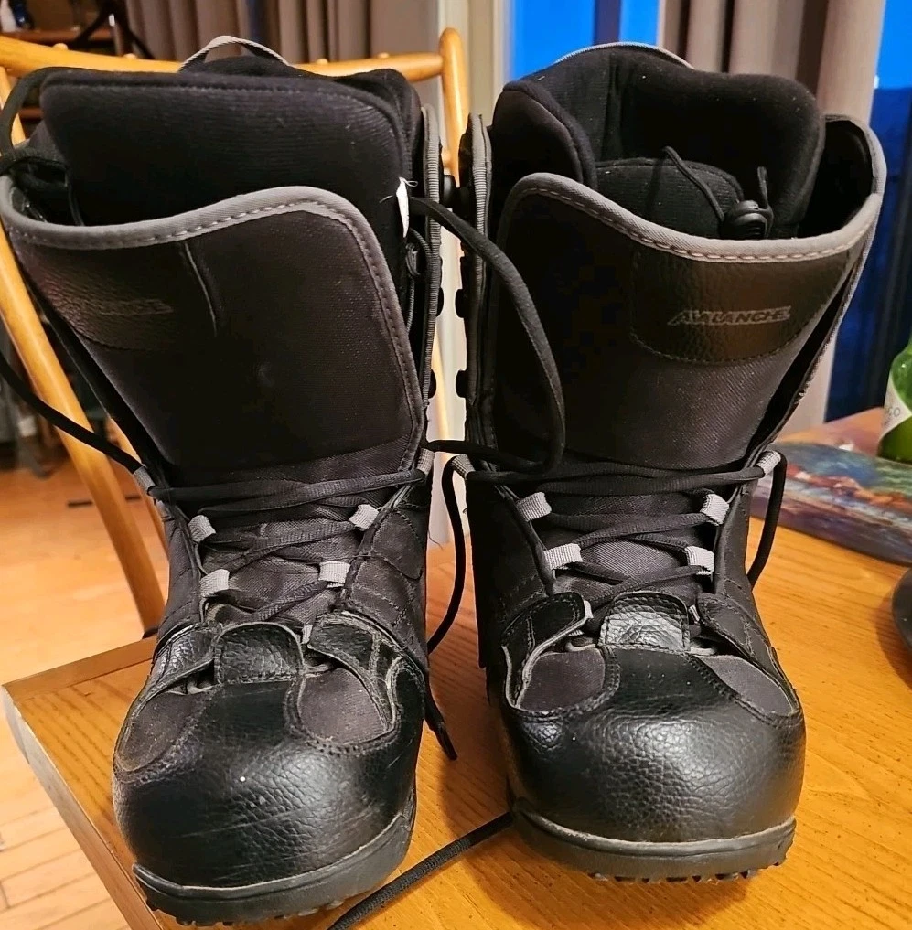Avalanche Snowboard Boots Mens Size 13 Black Lace Up GUC Avalanche Adult Men main image 4