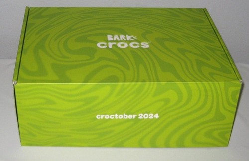 Bark CROCS Dog Boots 4 Pc Slime Green Medium Limited Edition Shoes M New in Box - Picture 4 of 5