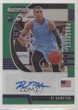 2020-21 Panini Prizm Draft Picks Prospect Green RJ Hampton #PA-RJ Auto x9h