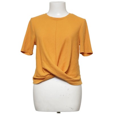 Jacqueline de Yong, Top, Größe: M, model: canada s/s twist top jrs, Gelb #Fgf