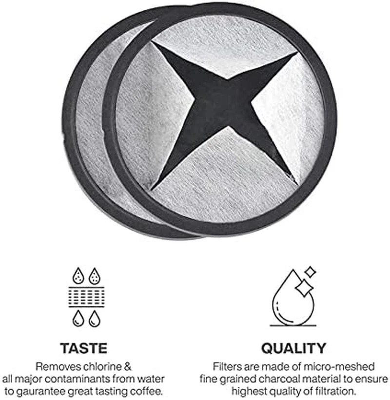 Сменные диски для фильтрации воды на углях для Mr. Coffee Brewers Coffee Ma упаковка 12 шт. - Изображение 3 из 4