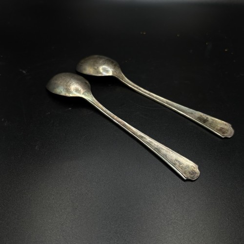 Hotel Plate Oneida Silverplate Set of 2 Spoons - Picture 6 of 8