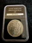 1889 P Uncirculated Morgan Silver Dollar In Slab Coin From Private Collector