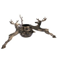 ChristbaumstäNder Renifer Mit WasserbehäLter Stahl Ø 105 Mm Tannenbaum Schnee