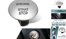 Car Engine Start Stop Button Switch, Start-Stop Switch Button, Replacement OEM