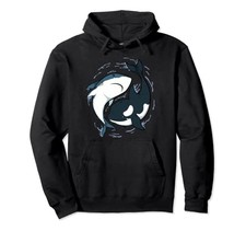 Shark Whale Predator Yin and Yang Sea Fish Japanese Hoodiefrom JP
