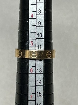 Designer Cartier Love Ring  18k Rose Gold Band Ring 3.5mm Size 5-5.5 