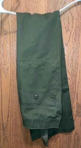 Vintage 60s US ARMY Vietnam Military Trouser  OG-107 Green Khakis Men Pant 32x33