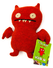 Uglydoll Red Ice-Bat 8" Little Uglys Plush Stuffed Doll Toy 2002 NEW WITH TAGS
