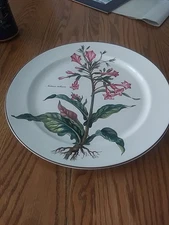 ONE VILLEROY & BOCH BOTANICA NICOTIANA TABACUM ROUND SERVING PLATTER CHOP PLATE