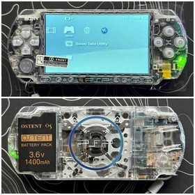PSP 3000 Customized with IPS Screen| 1400Mah Battery| Screen Protector| Case