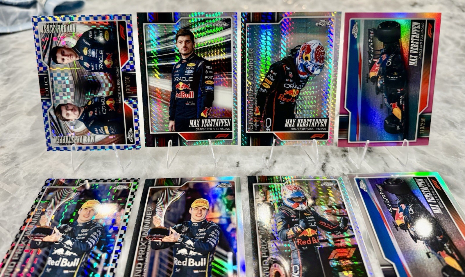 2026 Topps Chrome F1 Max Verstappen 40 CARD LOT! Serial # + Refractors + Logo... view 2