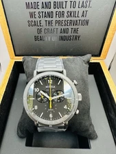 Shinola Canfield Sport Chrono Gunmetal Black Dial Men's Watch S0120224031