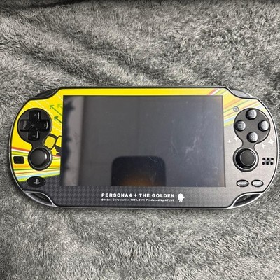 Sony PS Vita PCH-1000 schwarze Konsole mit Ladekabel Case Region Free Japan
