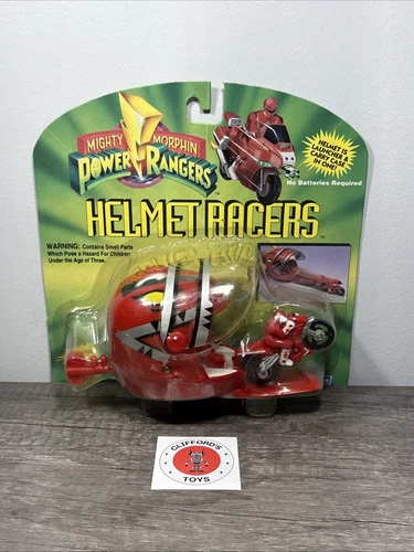 Vintage Mighty Morphin Power Rangers Red Ranger Helmet Racers 1994 Marchon