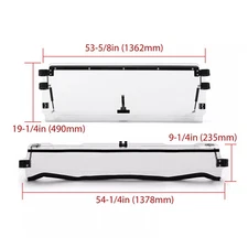 For Kawasaki 2016+/2021+ Teryx 800 /4 /S Scratch Resistant Clear Flip Windshield