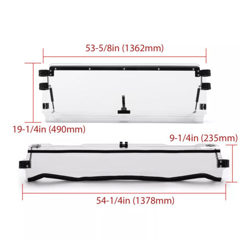 Scratch Resistant Clear Flip Windshield For Kawasaki 2016+/2021+ Teryx 800 /4 /S - Picture 2 of 21