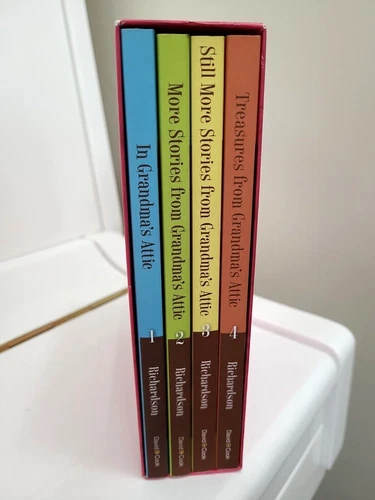 Treasures From Gandma's Attic - Paperback Books 1- 4 Arleta Richardson.  Boxed  - Picture 2 of 8