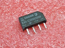 Lot x4: pont de diode B80C1500/1000 ~ 180V 1.5A bridge rectifier , Fagor