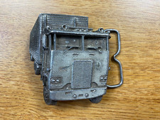 Vintage Bergamot Semi Truck Belt Buckle 1978 
