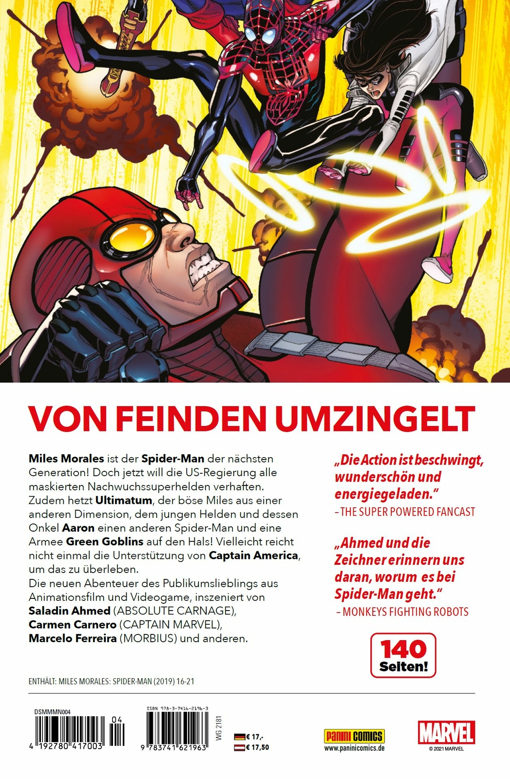Thumbnail - Saladin Ahmed; Carmen Carnero / Miles Morales: Spider-man - Neustart