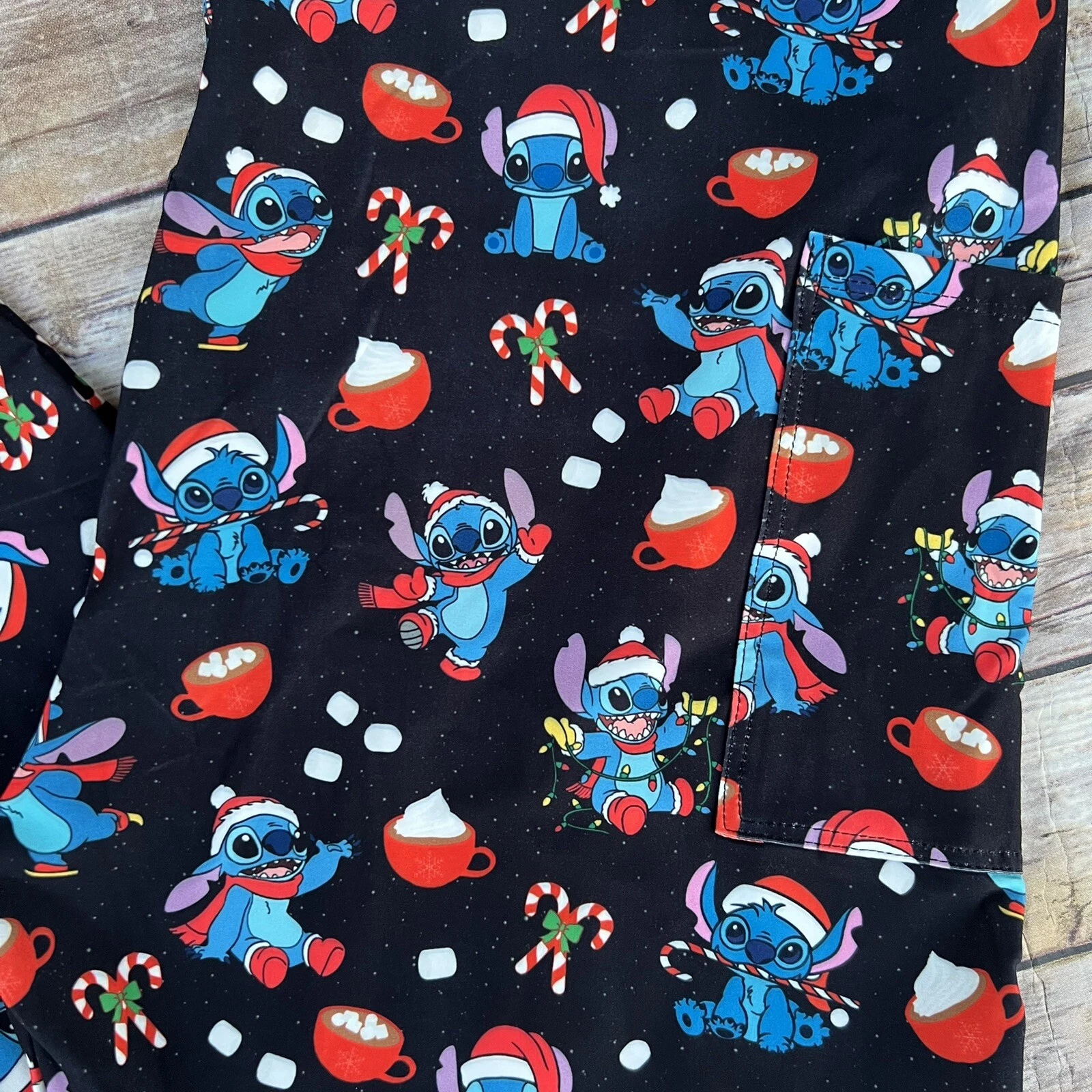 Stitch Christmas Candy Cane Holiday Women's Plus