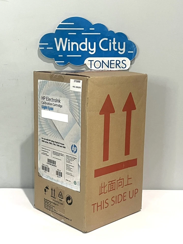 HP ElectroInk Q4247A Light Cyan For Indigo Digital Presses 5000 7000 7500 7600 - Image 2 of 3