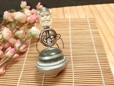 VINTAGE VIKING WOODEN TOY TOP 5"