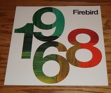 1968 Pontiac Firebird Sales Brochure 68 Sprint 350 400 H.O.