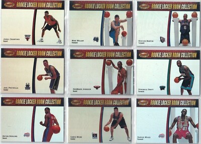 2000-01 Bowman's Best ROOKIE Locker Room Collection YOU PICK Miller Crawford +++