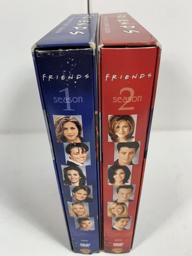 Friends: Season 1 and Season 2 DVD PreOwned. Wear On The Outside Of The Boxes - Picture 8 of 10