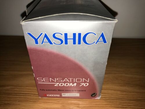 IOB YASHICA SENSATION ZOOM 70 RED EYE REDUCTION POINT & SHOOT 35 MM FILM CAMERA - Picture 3 of 8