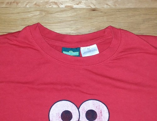 Camiseta vintage Sesame Street Elmo Tickle Me Big Bird Kermit Cookie Monster - Imagen 3 de 5