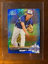 2017 Bowman Chrome Minis Phil Bickford #BCP49 Prospects Blue Shimmer /150