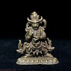 Fengshui Chinese Old Vintage Collectible Brass Handwork Yamantaka Buddha Statue