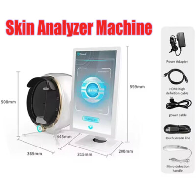 3D Touch Screen Digital Facial Uv Smart Skin Analyzer Equipment Skin Moisture