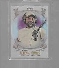 2021 TOPPS ALLEN & GINTER SILVER PORTRAIT TV PERSONALITY STEELO BRIM #267